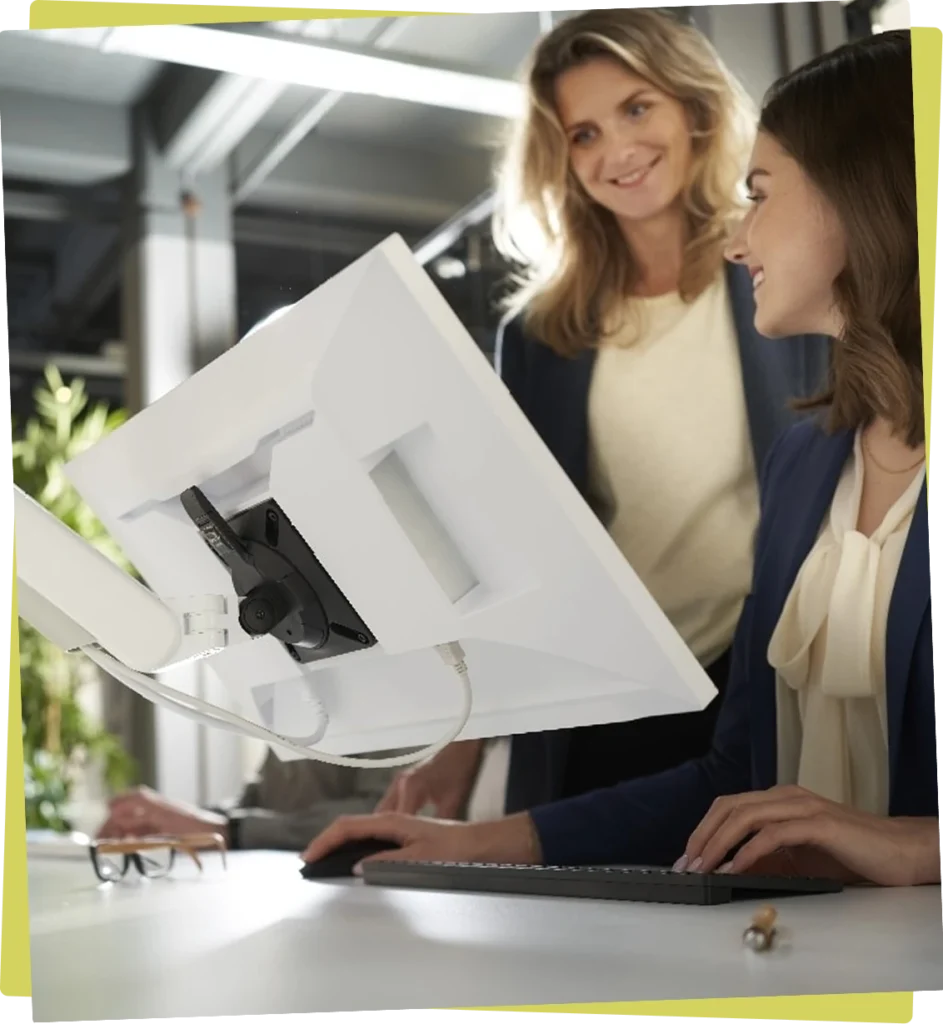 People Working on a Computer